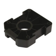 Plinth Foot Top Section Top Section with Lip Screw Mounting Black plastic