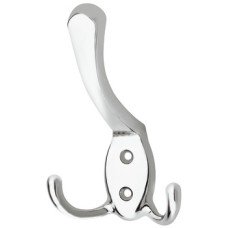 Hat and Coat Hook Zinc Alloy Face fixing Polished chrome plated
