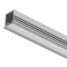 Aluminium Profile for Recess Mounting Loox5 LED Flexible Strip Lights 1104 Length 3000 mm depth 11.5 mm diffuser width 8 mm Silver coloured