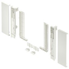 Panel Holder for Front Panel Matrix Box P For VIS internal pull outs with 92 mm drawer side height and railing Anthracite