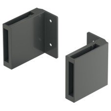 Rear Panel Holder for Lateral Panel for VIS Internal Pulls Matrix Box P For 92 mm drawer side height and panel Anthracite
