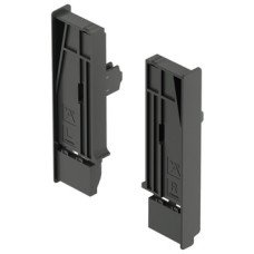 Front Panel Holder for VIS Internal Drawer Matrix Box P For 92 mm drawer side height Metallic anthracite