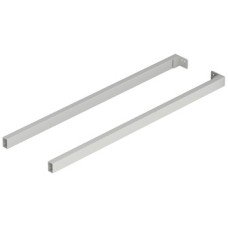 Rectangular Side Railing for VIS Internal Pull Outs Matrix Box P For 92 mm drawer side height  Length 270 mm silver