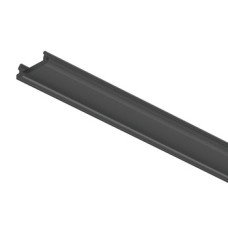 Replacement Diffuser Profile Width 11 mm Length 3000 mm for Loox5 Recess Mounting Profiles Polycarbonate Black