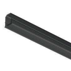 Plastic Profile for Recess Mounting Loox5 LED Flexible Strip Lights 1102 Internal width 5 mm length 3000 mm Black