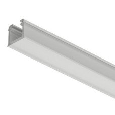 Plastic Profile for Recess Mounting Loox 5 LED Strip Lights 1101 Length 3000 mm internal width 8 mm White