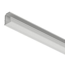 Plastic Profile for Recess Mounting Loox5 LED Flexible Strip Lights 1102 Internal width 5 mm length 3000 mm White