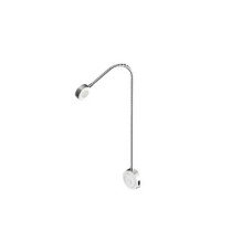 LED Flexible Reading Light 24 V USB Charging Rated IP20 Ø 36 mm Loox5 LED 2034 For surface mounting Chrome plated