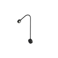 LED Flexible Reading Light 24 V USB Charging Rated IP20 Ø 36 mm Loox5 LED 2034 For surface mounting Black