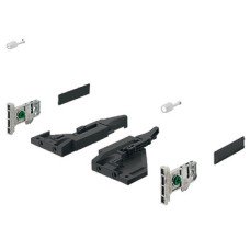 Fitting Set for Vionaro 185 mm High Drawer Sides Graphite