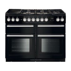 Range Cooker Dual Fuel 1092/1100 mm Rangemaster Nexus SE 110 NEXSE110DFFBL/C - Black