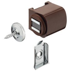 Magnetic Catch Pull 3.0 for Screw Fixing Round Housing for screw fixing Brown