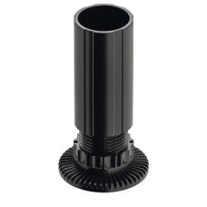 Foot and Shaft Section for Häfele AXILO™ 48 Plinth System Installation height 100 mm adjustment facility 92-120 mm