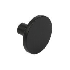 Knob Zinc Alloy Ø 41 mm Como Matt black Knob Zinc Alloy Ø 41 mm Como Matt black