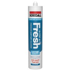 Acetoxy Silicone Stay Fresh Soudal Clear