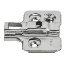 Mounting Plate Cruciform for use with Hospa Countersunk Screws Häfele Metalla 310 For quick fixing hinges Height 4 mm