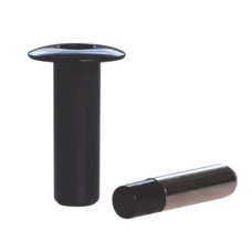 Door Stop Magnetic Concealed Black