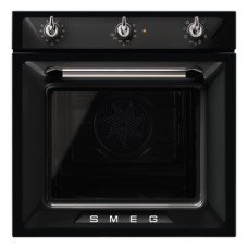 Single Oven Multifunction Vapour 600 mm Smeg Victoria SF6905N1 - Black