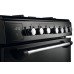 Range Cooker 600 mm Rangemaster Classic 60 CLA60DFFBL/C - Black Dual fuel