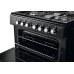 Range Cooker 600 mm Rangemaster Classic 60 CLA60DFFBL/C - Black Dual fuel
