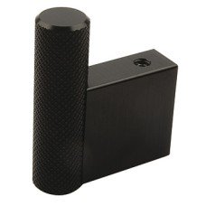 Hat and Coat Hook Aluminium 41 x 50 mm Graf Brushed black