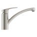 Mixer Tap Single Lever Low Spout Grohe Via Contemporary Brushed super steel Mixer Tap Single Lever Low Spout Grohe Via Contemporary Brushed super steel