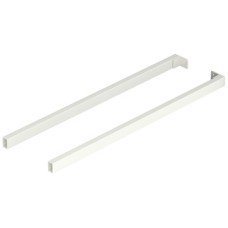 Rectangular Side Railing for VIS Internal Pull Outs Matrix Box P For 92 mm drawer side height  Length 500 mm white