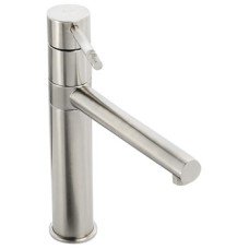 Mixer Tap Single Lever Mid Spout Abode Hydrus Brushed nickel - AT1089