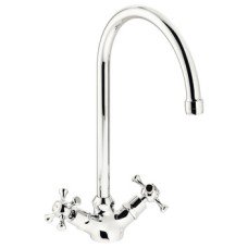Mixer Tap Dual Lever C-Spout Abode Burford Polished chrome - AT2170 Mixer Tap Dual Lever C-Spout Abode Burford Polished chrome - AT2170