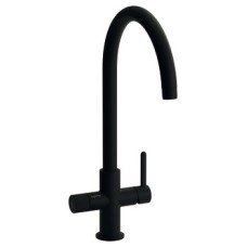 Tap 3-in-1 Tap for Hot Cold and Filtered Water C-Spout Abode Puria Aquifier   Matt black - AT2044