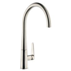 Mixer Tap Single Lever C-Spout Abode Coniq R Brushed nickel - AT2116 Mixer Tap Single Lever C-Spout Abode Coniq R Brushed nickel - AT2116