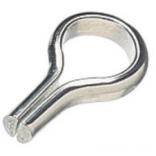 Loop Shelf Support for Use with Plug in Socket for Wooden Shelves Nickel plated