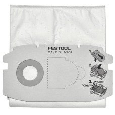 Filter Bags for Festool Cleantec CTL MIDI GB Mobile Dust Extractor 1 set = 5 pieces