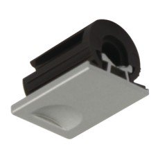Concealed Shelf Support for Use with Plug in Supports for Wooden Shelves Silver painted