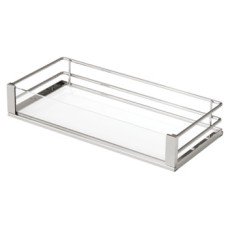 Storage Basket Set for Cabinet Width 300 mm Vauth-Sagel VS SUB Side Basket width 230 mm height 84 mm artline glass sided chrome wire