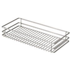 Storage Basket Set for Cabinet Width 300 mm Vauth-Sagel VS SUB Side Basket width 230 mm height 75 mm classic chrome linear wire