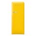 Fridge-Freezer Freestanding with Ice Compartment Total Capacity 281 Litres Smeg 50’s Style FAB28RYW5 - Yellow right hand hinge