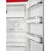 Fridge-Freezer Freestanding with Ice Compartment Total Capacity 281 Litres Smeg 50’s Style FAB28RRD5UK - Red right hand hinge