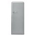 Fridge-Freezer Freestanding with Ice Compartment Total Capacity 281 Litres Smeg 50’s Style FAB28RSV5 - Silver right hand hinge
