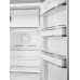 Fridge-Freezer Freestanding with Ice Compartment Total Capacity 281 Litres Smeg 50’s Style FAB28RSV5 - Silver right hand hinge