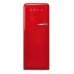 Fridge-Freezer Freestanding with Ice Compartment Total Capacity 281 Litres Smeg 50’s Style FAB28LRD5UK - Red left hand hinge