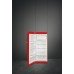 Fridge-Freezer Freestanding with Ice Compartment Total Capacity 281 Litres Smeg 50’s Style FAB28LRD5UK - Red left hand hinge