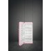 Fridge-Freezer Freestanding with Ice Compartment Total Capacity 281 Litres Smeg 50’s Style FAB28LPK5 - Pink left hand hinge