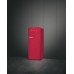 Fridge-Freezer Freestanding with Ice Compartment Total Capacity 281 Litres Smeg 50’s Style FAB28RDRB5 - Ruby red right hand hinge