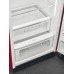 Fridge-Freezer Freestanding with Ice Compartment Total Capacity 281 Litres Smeg 50’s Style FAB28RDRB5 - Ruby red right hand hinge