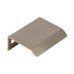 Profile Handle Aluminium Fixing Centres 32-416 mm Curve Stainless steel effect finish fixing centres 32 mm