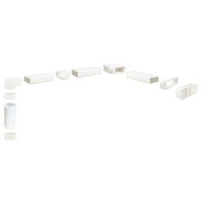 Ducting Set Length 3000 mm System 6 to 6a white