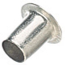 Socket Plug in for Ø 6.5 mm Hole for Use with Loop Shelf Support Nickel plated