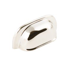 Cup Handle Brass Polished nickel