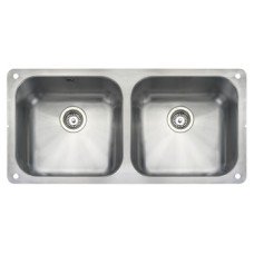 Sink Double Bowl Rangemaster Atlantic Classic UB4040 Stainless steel sink undermount